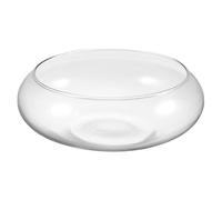 Vase en Verre Bol À Poisson : Vase À Fleurs De 9 Pouces de Diamètres Terrarium Rond - Récipient Floral Hydroponique en Verre Transparent pour Décoration Mariage Événement Domicile