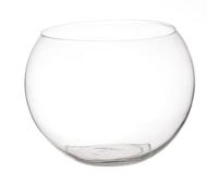 Paris Prix – Vase en verre « Boule » 25 cm – Transparent