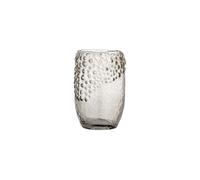Vase en verre brun, à poser, transparent, forme verre à eau - Bloomingville, Emalia - Ø15xH23 cm