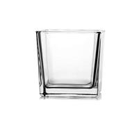 Vase en Verre Cube cod.VA00382ZZ cm 10x10x10h by Varotto & Co.