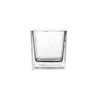 Vase en Verre Cube cod.VA00385ZZ cm 8x8x8h by Varotto & Co.