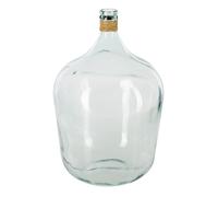 Vase en Verre "Dame Jeanne" 56cm Transparent