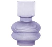 Vase en Verre Décoratif Moderne à Fleurs Violet 24 cm pour Table Accessoire Rodi