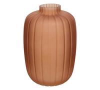 Vase en Verre Fumé "Tigy" 30cm Ambre