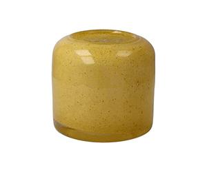 Vase en Verre Jaune Citron - 11 cm