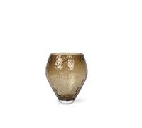 Ro Collection Vase en verre Crushed medium Sepia brown