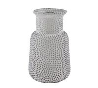 Vase en verre Pole To Pole Crystal (x8) Gris 12x12x21 cm