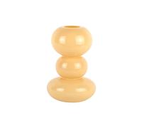 Vase en verre Present Time Bubbles Large Jaune 30x19 cm