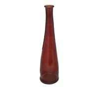 Atmosphera Vase long déco Uly Verre recyclé H 80 cm Ambre G