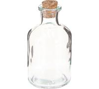 Vase en verre rétro Mini Deko avec bouchon H10,5cm 8er Set