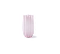 Vase en verre rose clair h38cm Melon