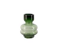 Vase en Verre Transparent en Spirale, Vase à Fleurs hydroponique adapté à Une étagère de Table, étagère, cheminée, Centre de Table d'entrée (Color : Green)