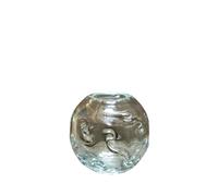 Vase en Verre Transparent Vintage SR