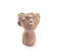 Amadeus – Vase Enfant Fleurs – Doré – Petit modèle – Pierre