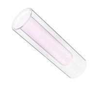 Vase Éprouvette en Verre Rose à Double Paroi pour Décoration