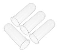Vase Éprouvette en Verre Transparent pour Plantes Hydroponiques, Lot de 4
