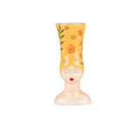 Vase femme marge jaune 39 cm