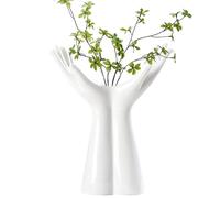 Vase Fleuř - 18x21.5cm Vase Corps Céramique | Sculpture Humaine Décorative Support Arrangement Hydroponîque | Ornement Moderne Minimaliste Décoration Étanche Bureau Salon Cadeau