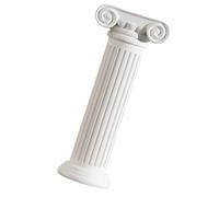 Vase Fleur Colonne Romaine en Résine Blanc Décoratif pour Maison | Support pour Hortensia et Fleurs Synthétiques, Style Vintage Chic, Stable et Peu Fragile, Jardin