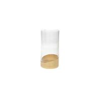 Vase Foglie D'oro 20 cm or - - Or - Verre
