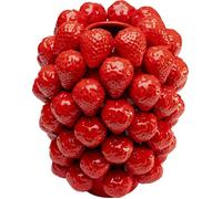 Vase fraises rouges 30cm Kare Design
