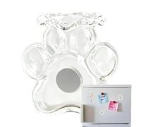 Vase Fridge Magnets - Glass 2.8cm Mini Magnetic Flower Holder, DIY Tiny Decor Bottle | Fridge Magnet Vase, Locker Whiteboard Decor, Memo Board Accessory, Kitchen Office Decoration