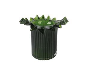 Vase froufrou Opjet PM Vert 17,5x16 cm