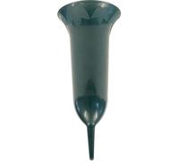 Vase funéraire 31 cm en plastique Décorations funéraires Vase de cimetière avec piquet de terre Vase funéraire