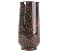 Vase-Funéraire Granit Aurora Vase-Cimetière Décor-Tombe Vase-Fleurs Pierre Neuf