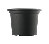Vase Geo CM 30 1976 Anthracite Gris Plast