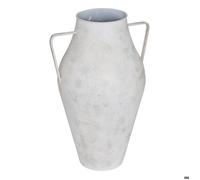 Vase Glady en Acier 37 5x33 5x58 5 cm Gris - Atmosphera Créateur d'intérieur