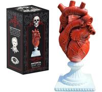 Vase gothique anatomique en forme de cœur - Grand pot de fleurs humain en forme de cœur - Inspiré par Edgar Allan Poes Dark Romance Story Annabel Lee - Cadeau de décoration gothique pour femmes, autel