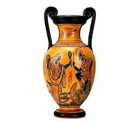 Vase grec antique Amphore Déesse Aphrodite & Hermes & Dieu Zeus 29 cm