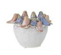 Vase Grès Multicolore 12X12