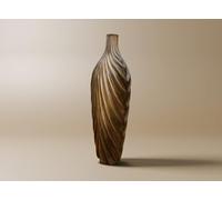Vase Haut en polyrésine Imitation Bois H45 cm DERYA