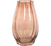 Vase Home ESPRIT Ambre Cristal Moderne 16 x 16 x 26 cm