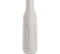 Vase Home ESPRIT Blanc Bois de manguier Visage moderne 15 x 15 x 45 cm