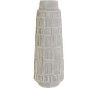 Vase Home ESPRIT blanc résine 15 x 15 x 41 cm