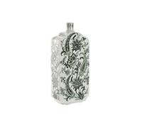 Vase Home ESPRIT Blanc vert Porcelaine Feuille de plante 21 x 10 x 48 cm