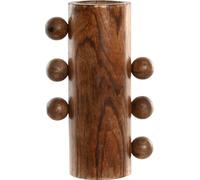 Vase home esprit bois dehandle 10 x 10 x 28 cm
