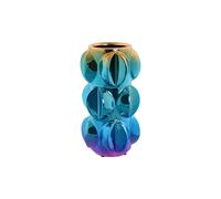 Vase Home ESPRIT Coloré Faïence Moderne 12 x 12 x 24 cm (2 pièces)