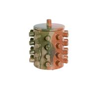 Vase Home ESPRIT Faïence Moderne 16 x 16 x 19 cm