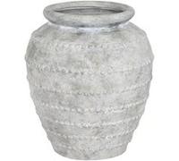 Vase Home ESPRIT Gris clair Terre cuite Oriental 54 x 54 x 60 cm Gris