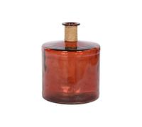 Vase Home ESPRIT Marron Ficelle Verre trempé 35 x 35 x 45 cm
