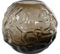 Vase Home ESPRIT Marron foncé Moderne Verre 21,5 x 21,5 x 19 cm - Marque : Home Home ESPRIT - EAN : 8424002177393