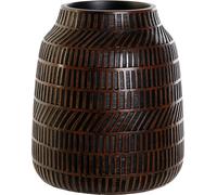 Vase Home ESPRIT Marron Noir Résine Coloniale 19 x 19 x 21 cm