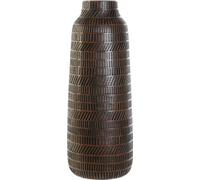Vase Home ESPRIT Marron Noir Résine Coloniale 20 x 20 x 48 cm