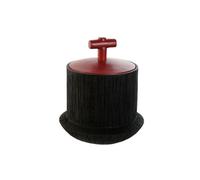 Vase Home ESPRIT Noir Rouge Résine Orientale 22 x 22 x 25 cm