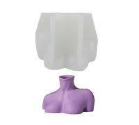 Vase humain demi-corps en silicone pour pot de fleurs, argile, ciment plâtre, maison, jardin, pot de fleurs, vase MOL