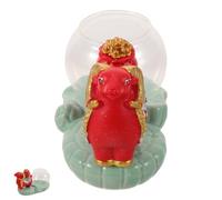 Vase Hydroponique Décoratif Année du Mouton en Céramique pour Bureau | Résine et Porcelaine, Format Compact Transparent, pour Pothos et Petites Compositions de Table
